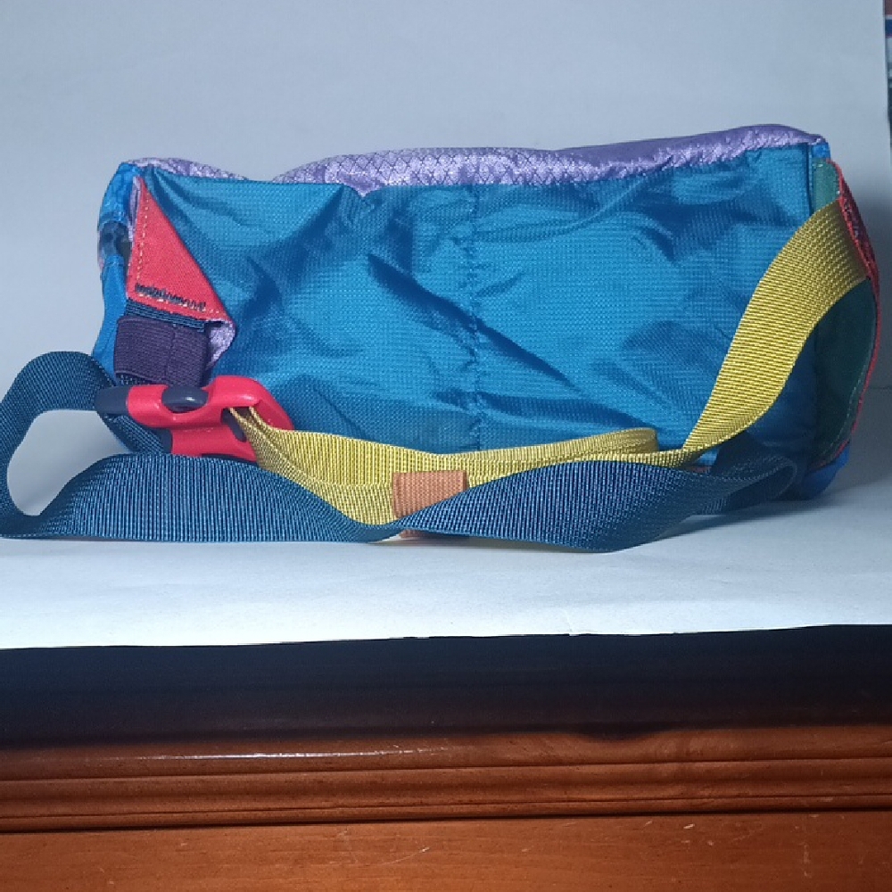Cotopaxi Colorful Fanny Pack with Blue and Purple - Picture 6 of 11